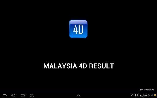 Malaysia 4D Result For Tablet截图1