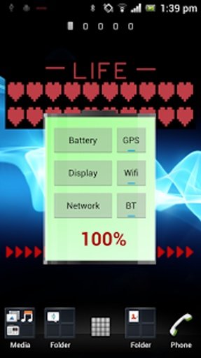 Zelda Heart Battery Widget截图7