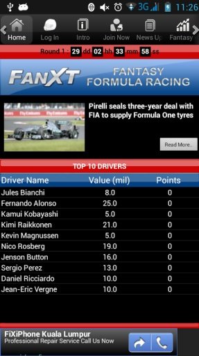 Fantasy Formula Racing截图2