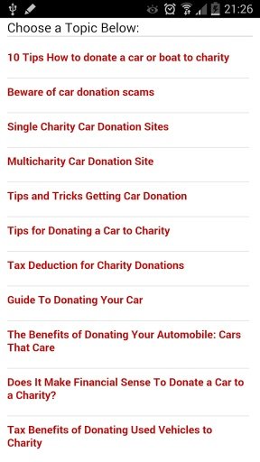 Car Donations截图2