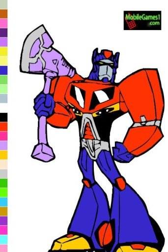 Transformers Coloring Game截图2