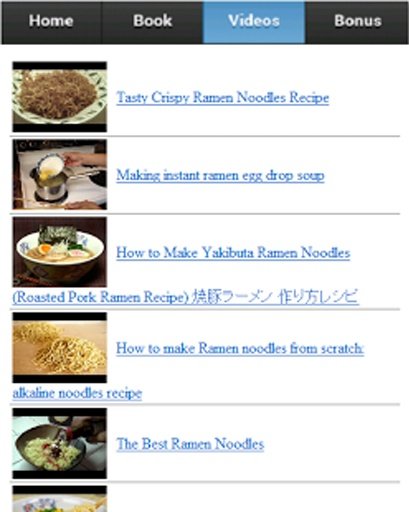 Ramen Noodle Recipes截图1