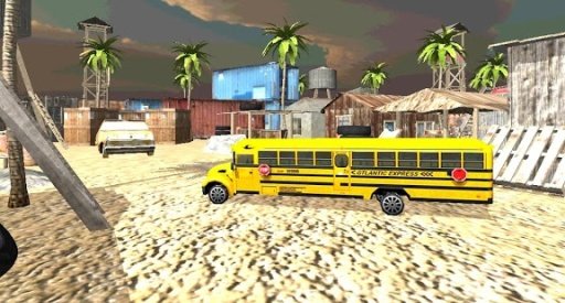 Tropical City Schoolbus Drive截图3