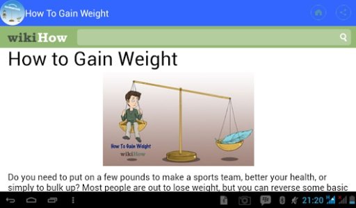 How To Gain Weight截图4