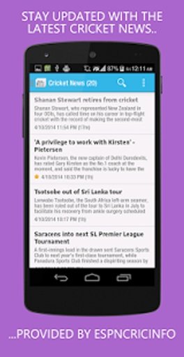 Cricket News - Live Scores截图1