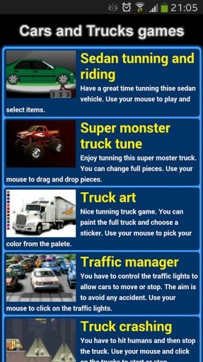 Cars and Trucks Games截图1