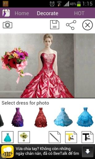 Insta Wedding Dressup Camera截图4