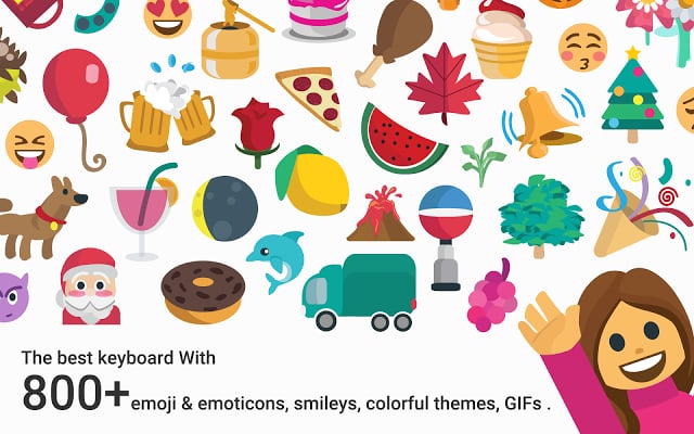 New Year Emoji Keyboard Colors截图4