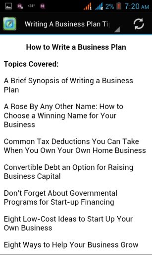 Writing A Business Plan Tips截图7