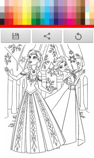 Princesses Coloring Kids截图3