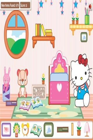 凯蒂猫找到对象 Hello Kitty Find The Objects截图1