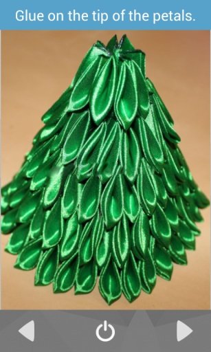 Xmas tree in kanzashi style截图1