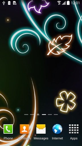 Glowing Flowers Live Wallpaper截图5