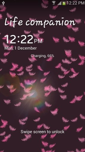 Pink Feather Live Wallpaper截图5