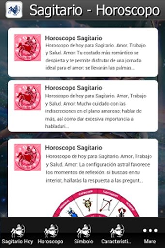 Sagitario Horoscopo diario y +截图4