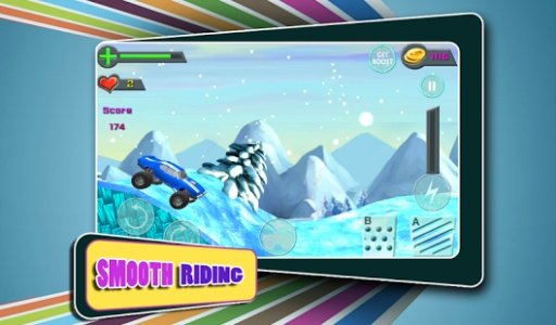 Hill Climbing Monster Car Race截图5