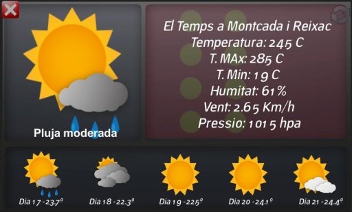 El Temps a Montcada i Reixac截图2