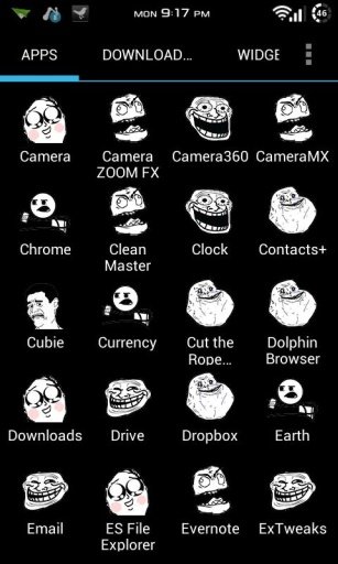 Meme Rage Face Apex Theme Free截图5