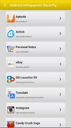 Android Antispyware Security截图2