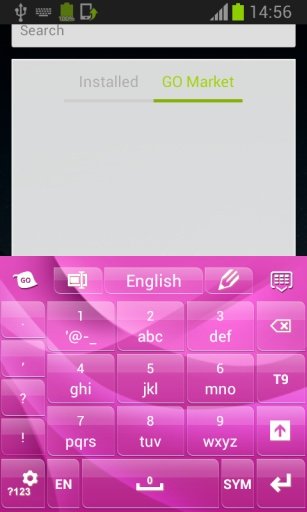 键盘主题粉红截图8