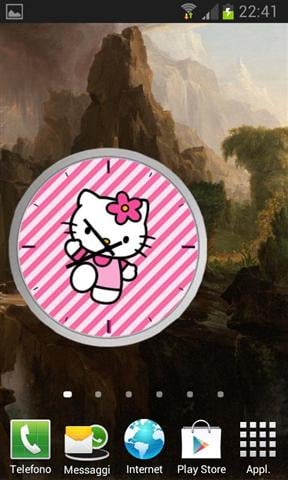 Hello Kitty时钟截图2