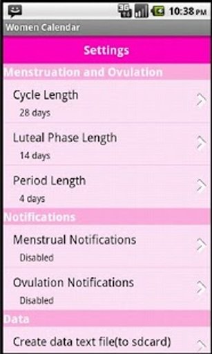 Women Menstrual Calendar截图3