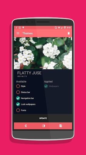 Flatty Juse Dark Cm12.x theme截图1