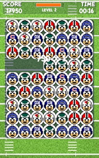 8bits NFL splash Match PUZZLE截图2