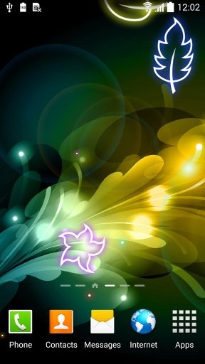 Glowing Flowers Live Wallpaper截图6