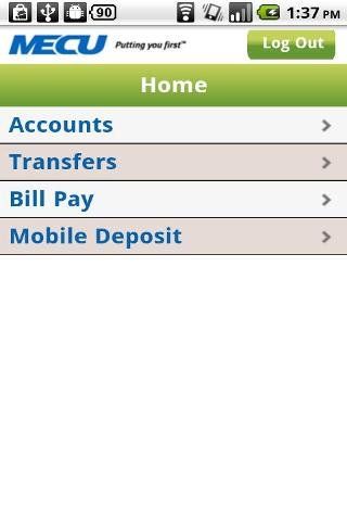 MECU Mobile Banking截图4