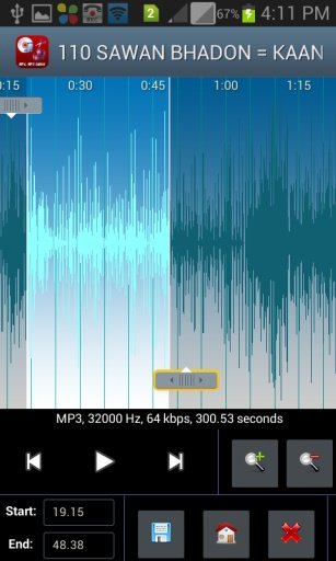MP4 MP3 Cutter截图2