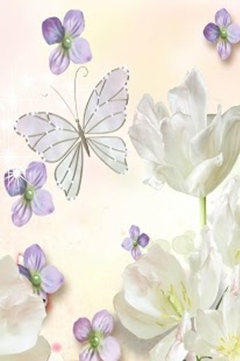 White Butterfly Wallpapers截图2