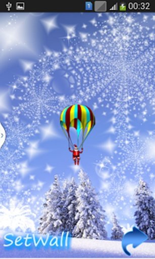 Santa Parachute Magic Fall截图3