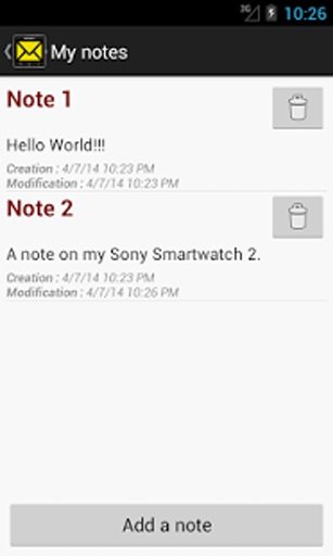 SMS&amp;Notes for SmartWatch Lite截图5