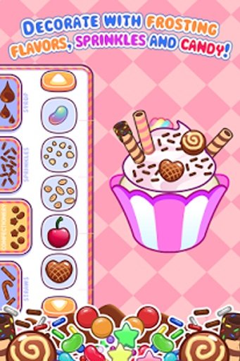 My Cupcake Maker - Make Candy截图2