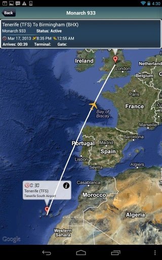 Birmingham Airport+FlightTrack截图2