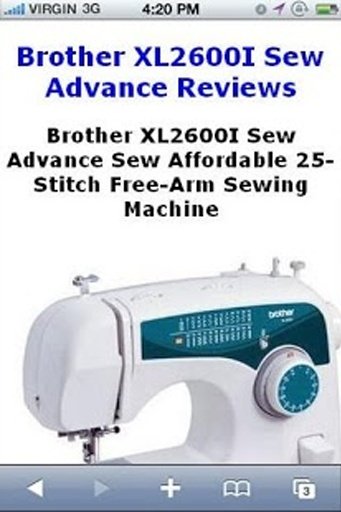 XL2600I Sewing Machine Reviews截图1