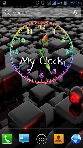 3D Clock Live Wallpaper截图2