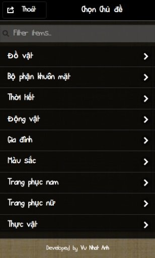 Chinese Vietnamese Vocabulary截图5