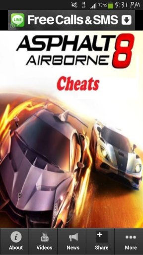 Asphalt 8 Cheats截图3