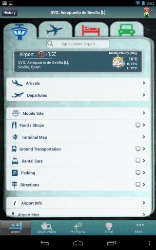 Seville Airport+Flight Tracker截图3