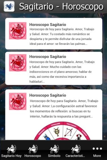 Sagitario Horoscopo diario y +截图2