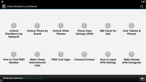 Unlock Blackberry by Network截图8