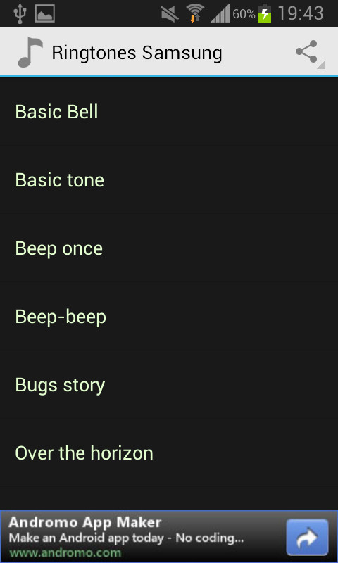 Ringtones Samsung截图4