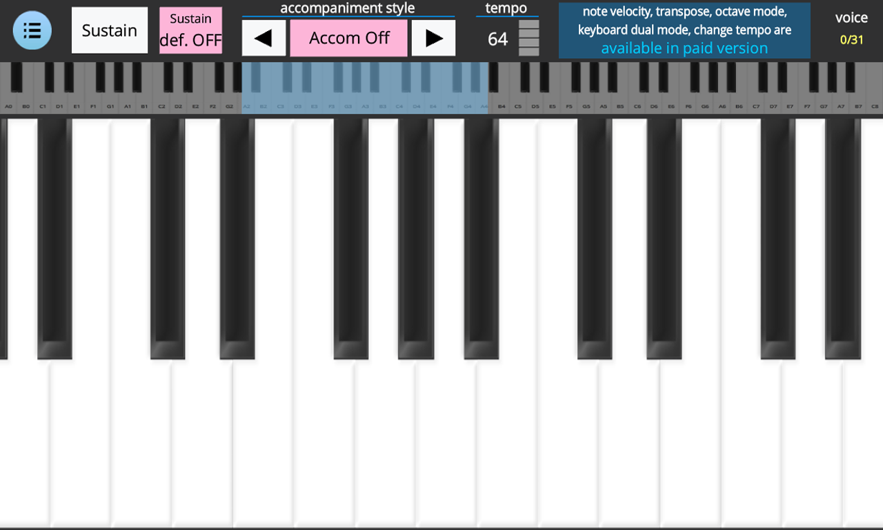 Accompanist Piano - Lite截图1