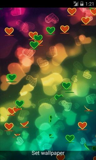 Multi Hearts Live Wallpaper截图3