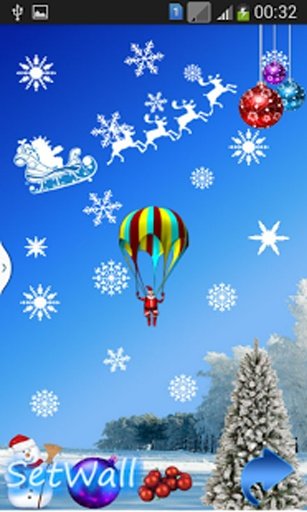 Santa Parachute Magic Fall截图4