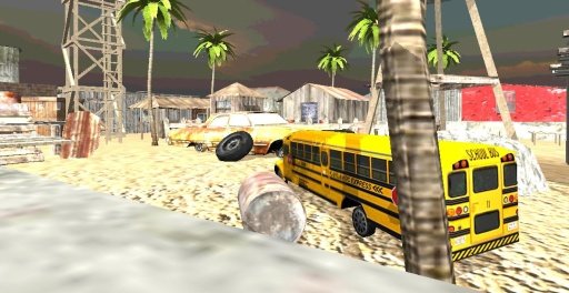 Tropical City Schoolbus Drive截图4