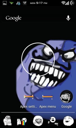 Meme Rage Face Apex Theme Free截图7