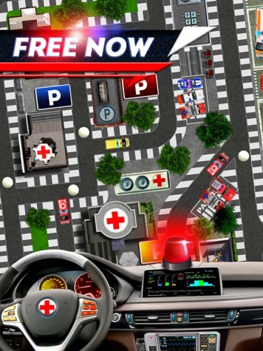 AMBULANCE - FREE PARKING GAMES截图2